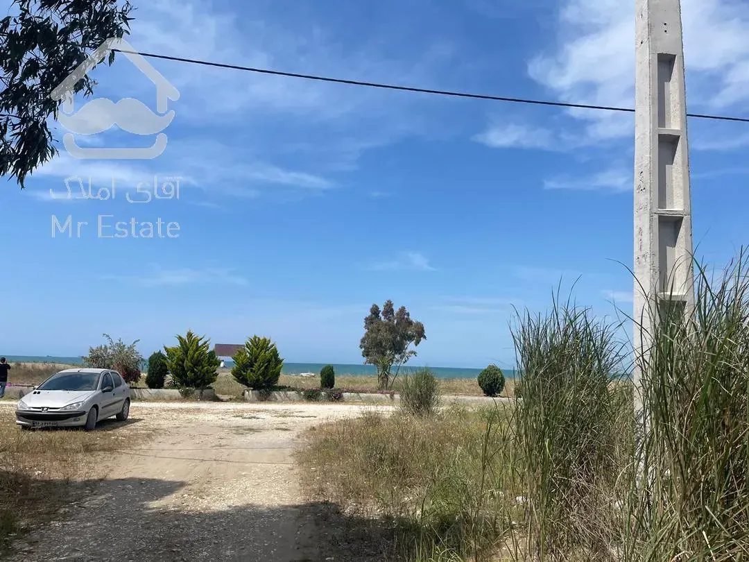 ۵۰۰ متر زمین ۲ بر شهرک (پلاک ۱ یک)دریا ساحل خصوصی