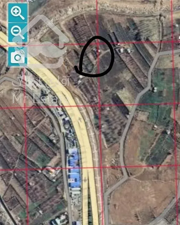 زمین غیرمسکونی حافظیه روبری بزرگ راه امام خمینی