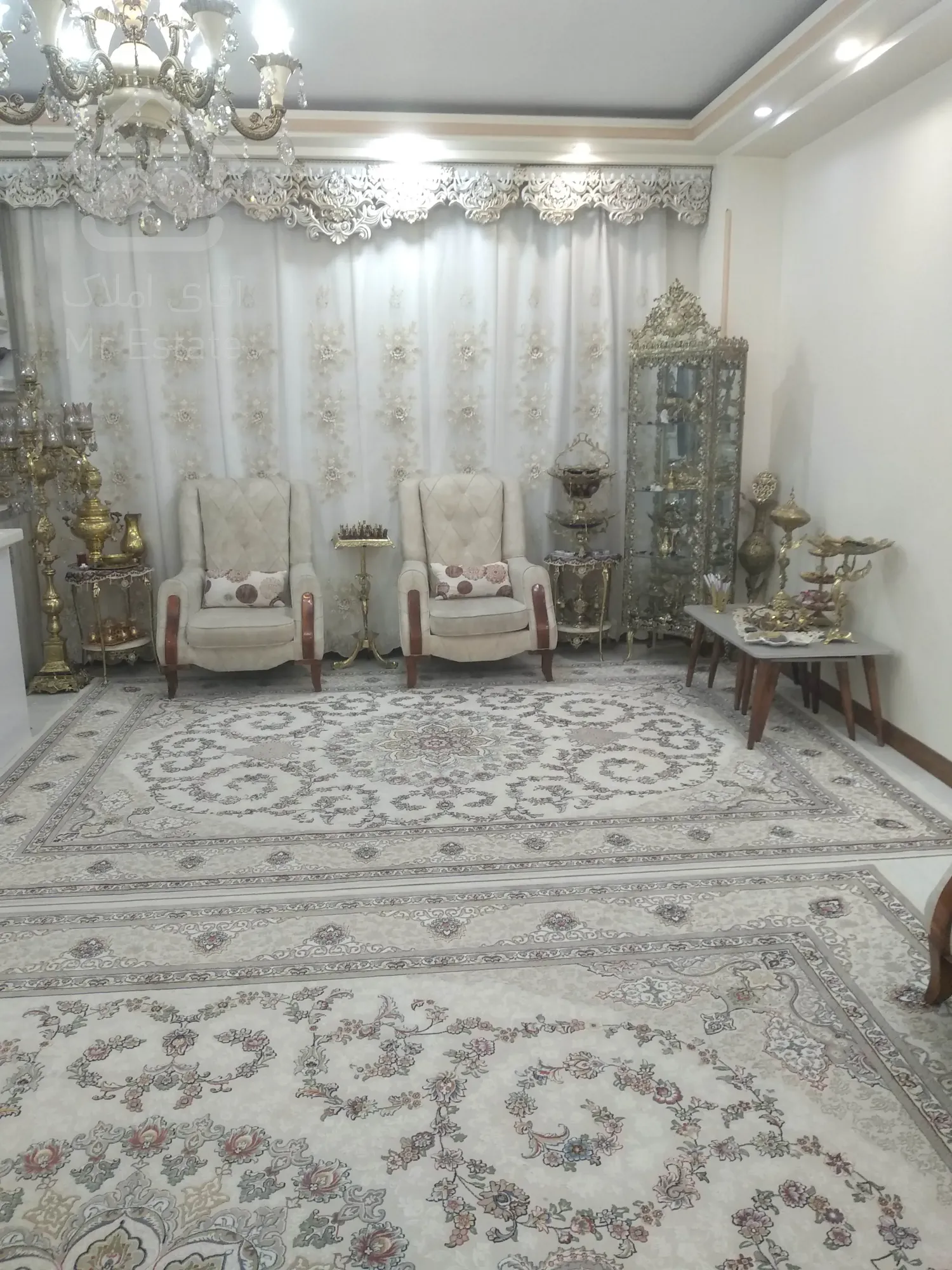 ۸۸متر/۲خواب/سالن پرده خور