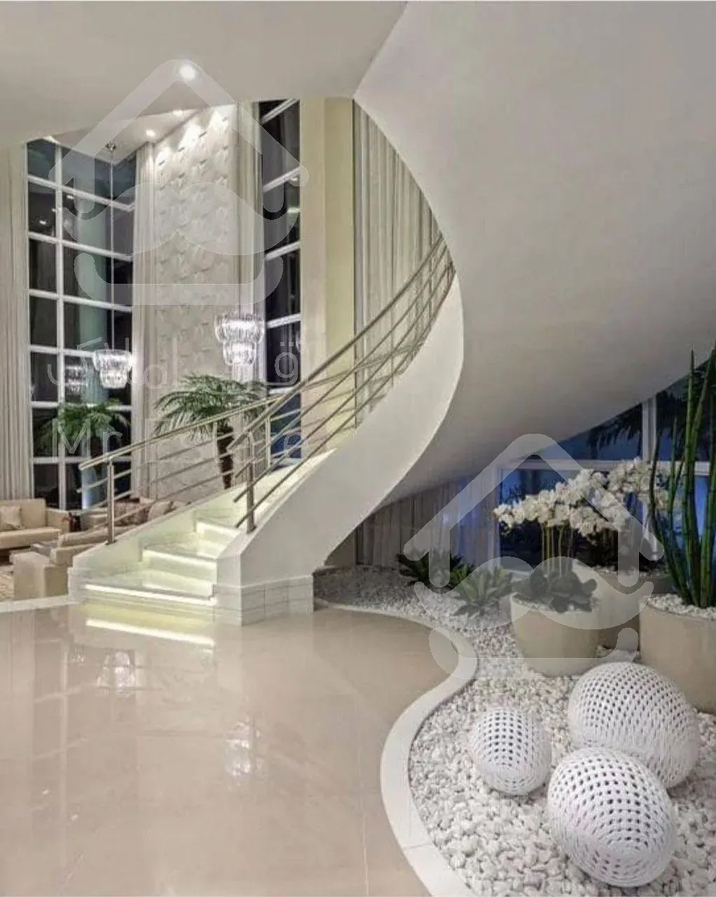 ۱۰۰ متر ۲ خواب / برج باغ فول هتلینگ/ معماری دوبلکس