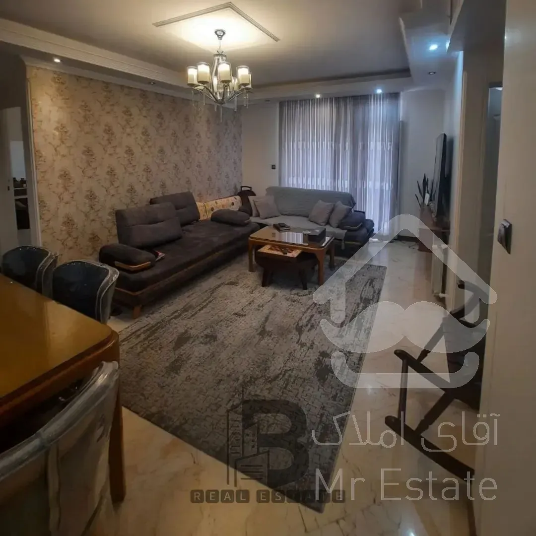 ۸۰ متر/۲ خواب/سالن پرده خور/جنت شمال