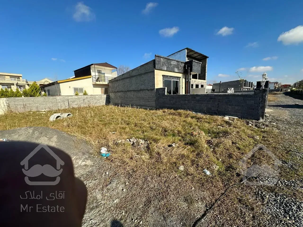 زمین۱۶۰متری شهرکی قابل ساخت و ساز