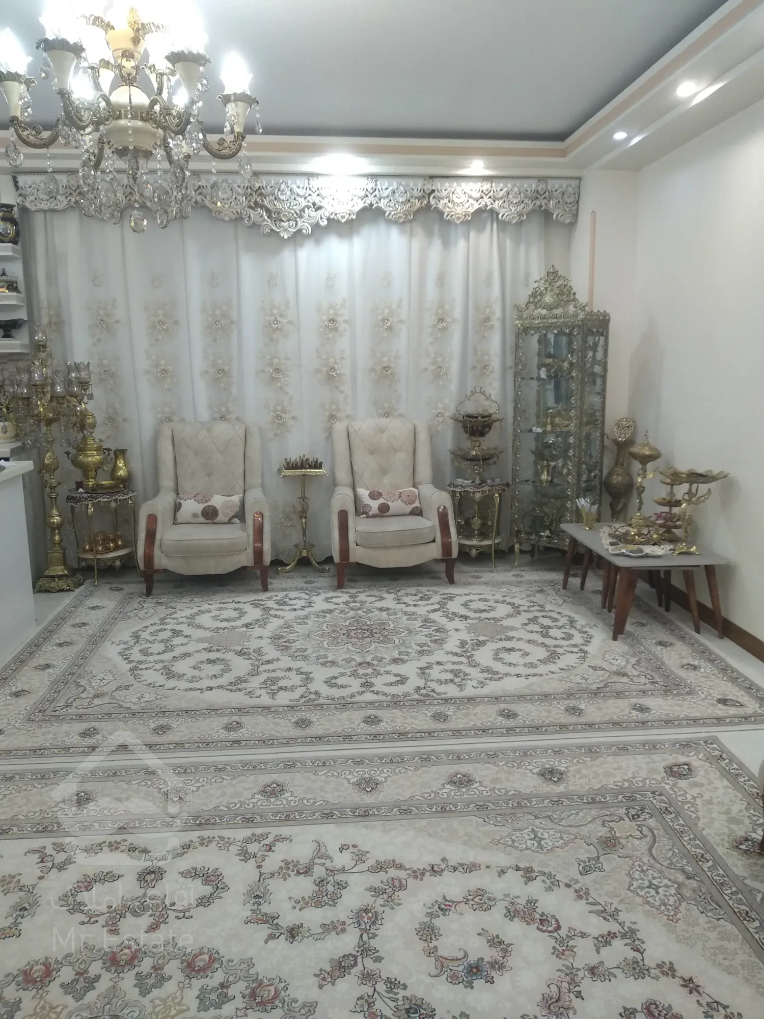 ۸۸متر/۲خواب/سالن پرده خور