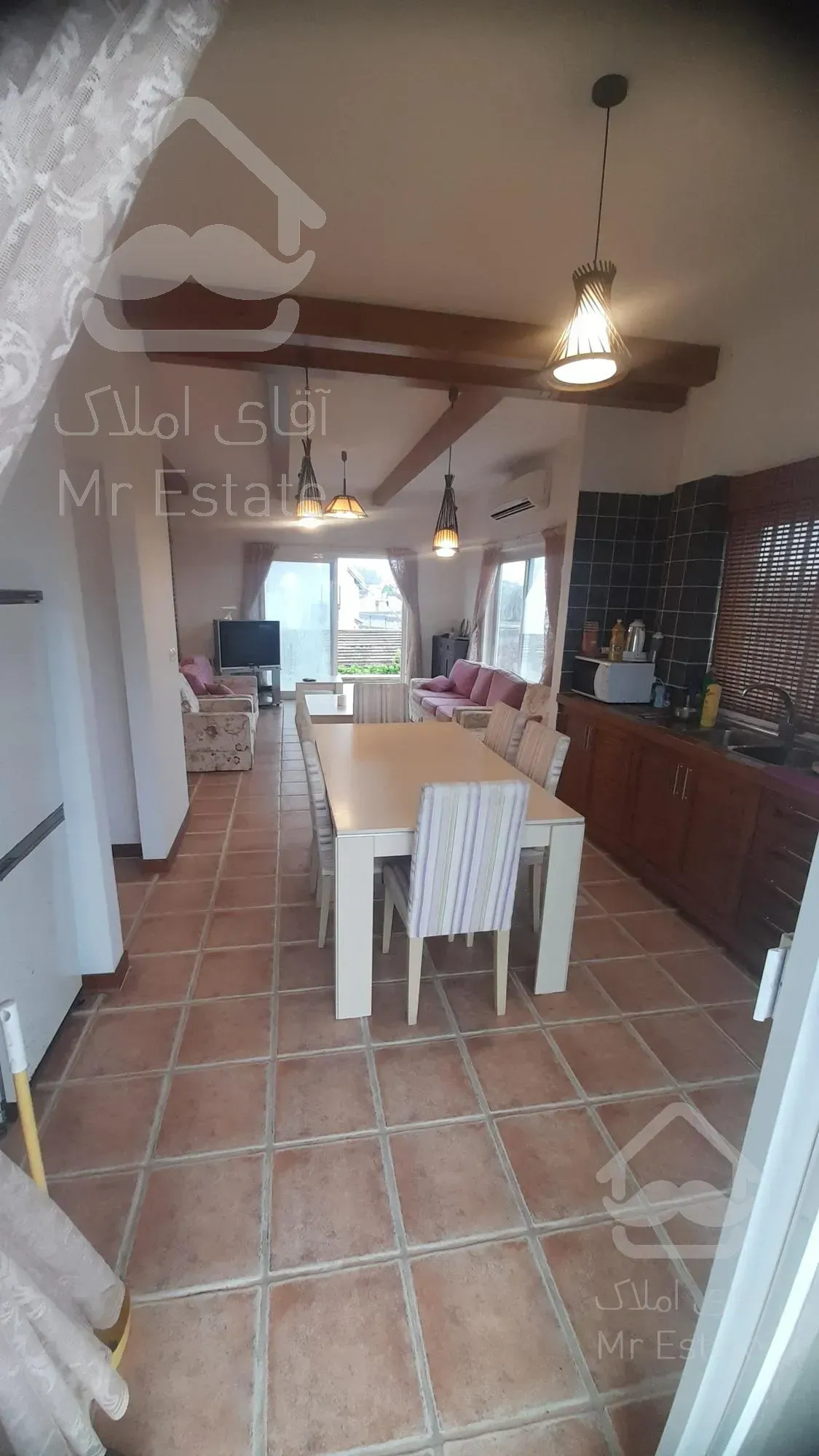 اجاره سالانه ویلا دربست مبله داخل شهرک