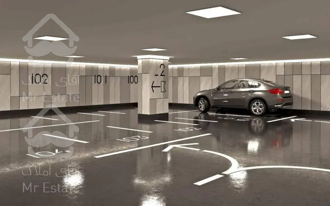 آپارتمان۹۵متر،۲خواب،۲پارکینگ،شهرک غرب