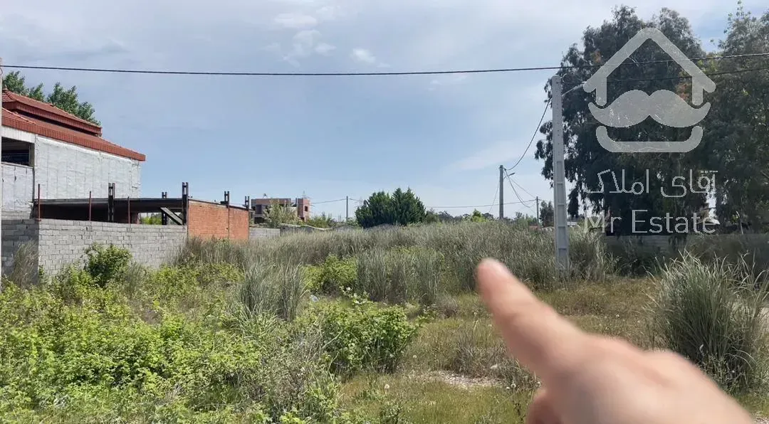 ۵۰۰ متر زمین ۲ بر شهرک (پلاک ۱ یک)دریا ساحل خصوصی