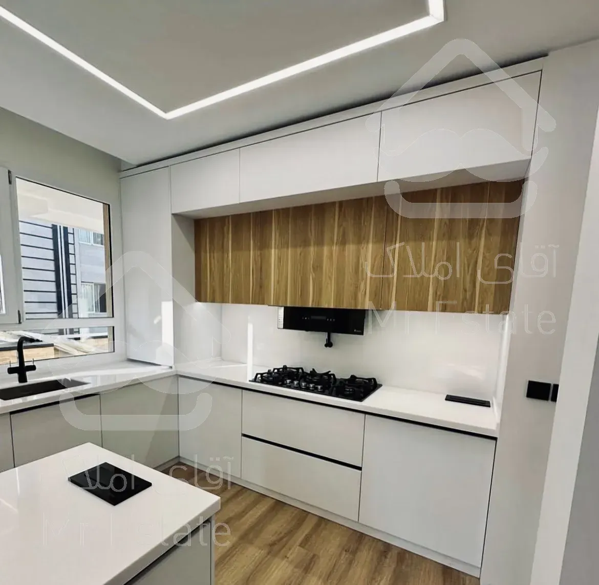 اجاره ۱۲۰متر نوساز حکمت فرعی دنج ۲پارکینگ