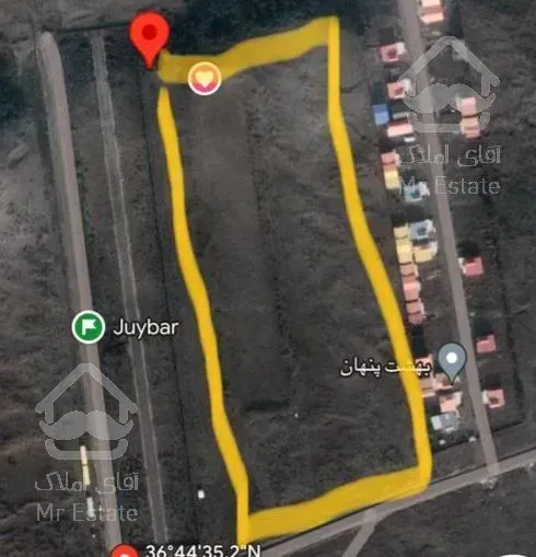 زمین ۵ هکتاری ساحلی