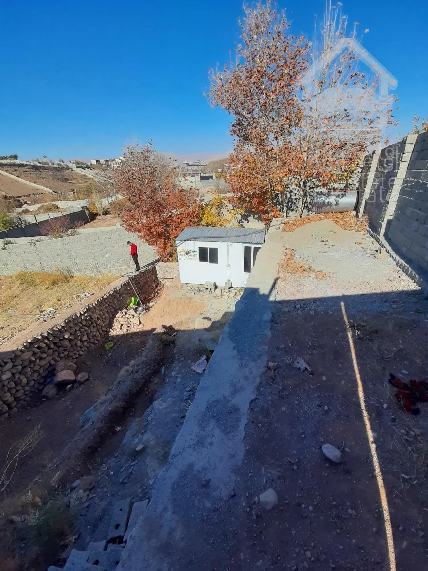 زمین ۱۰۰۰ متری چهاردیواری کوشک زر