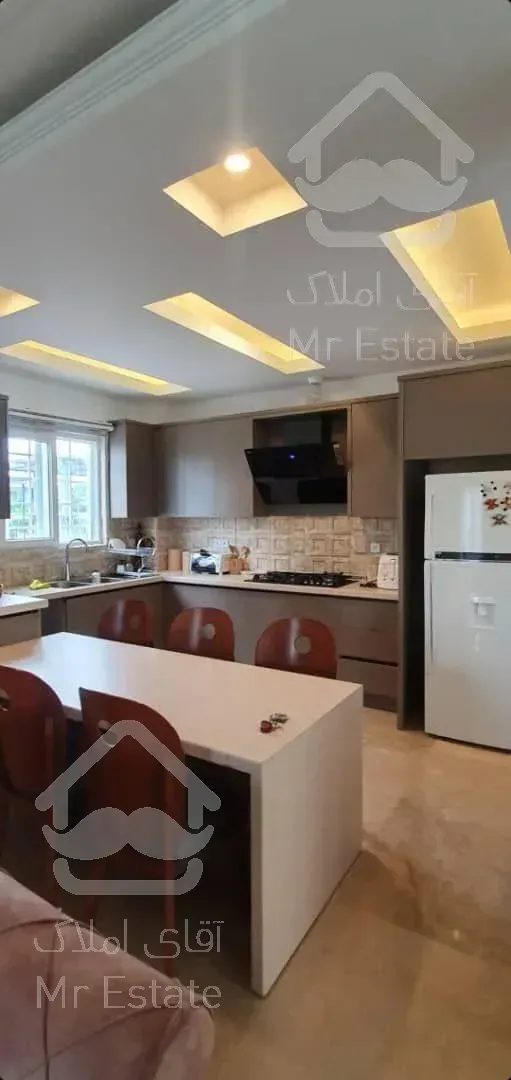 ویلا دامنه جنگل چلک استخردار مبله رهن