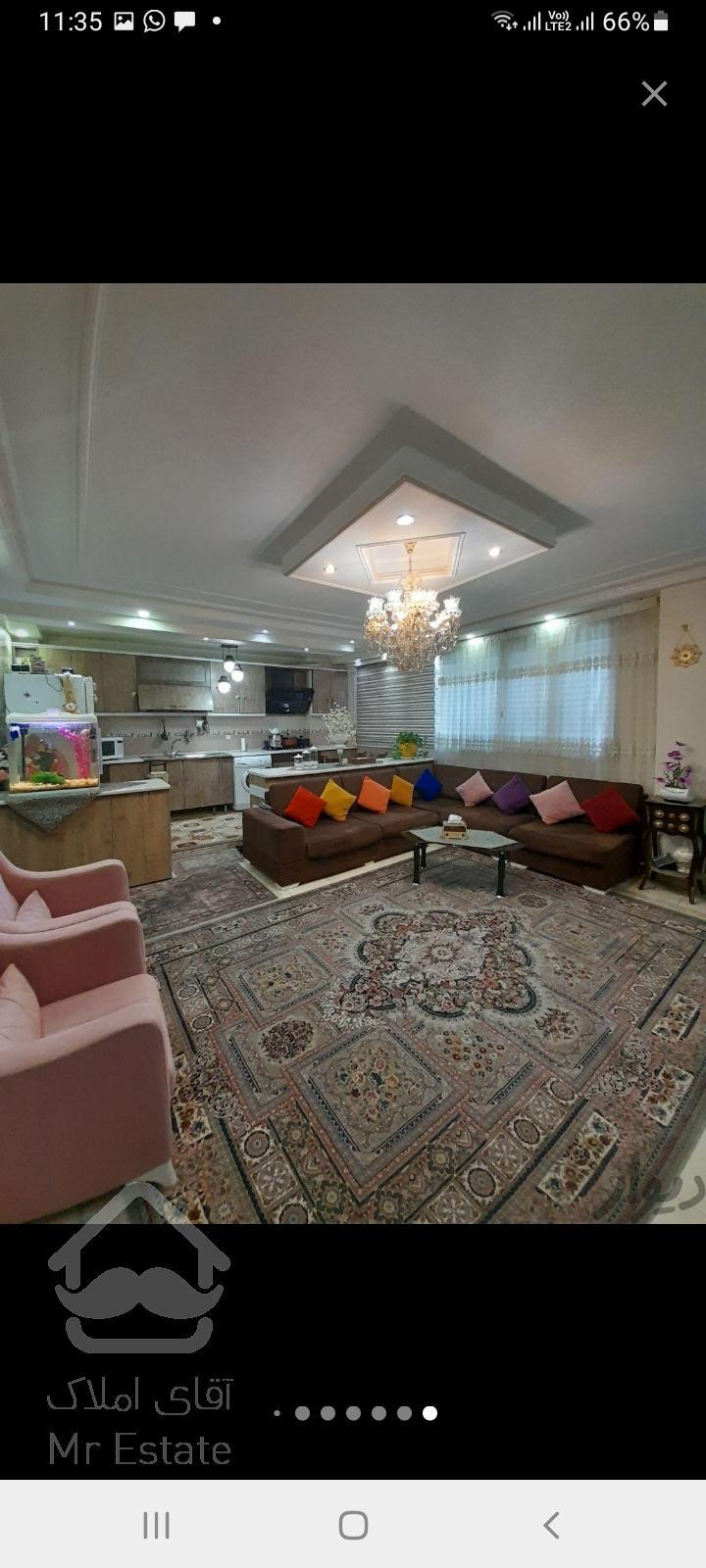 فروش آپارتمان ۹۰ متری در پونک سردار جنگل شمالی فول دوخواب سالن پرده خور