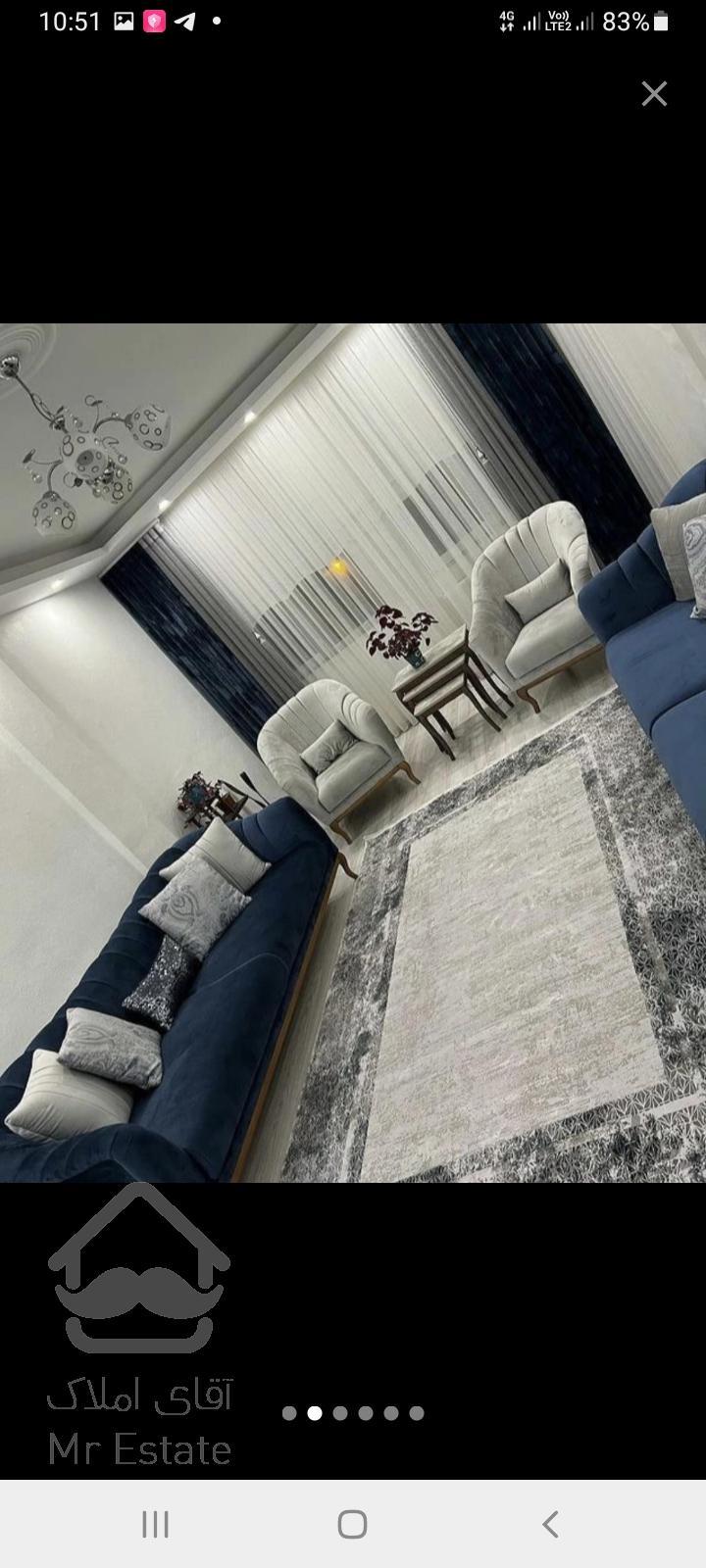 فروش آپارتمان ۸۷ متری در جنت آباد شمالی فول دو خواب سالن پرده خور