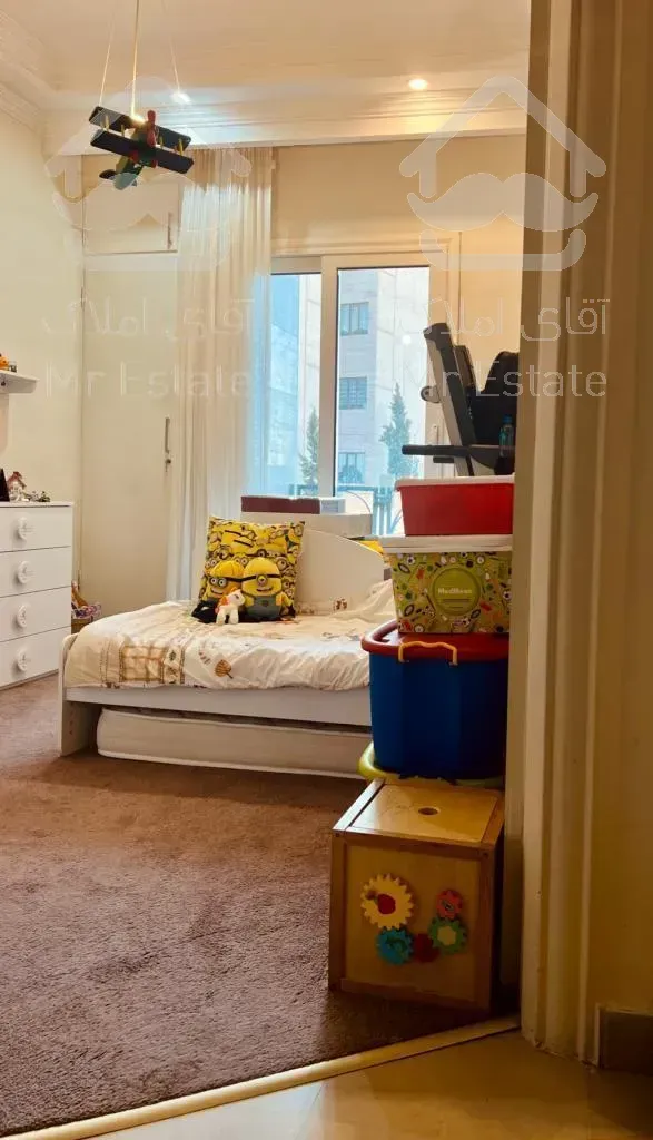 ۸۵ متر ۲ خواب فول امکانات  سالن پرده خور