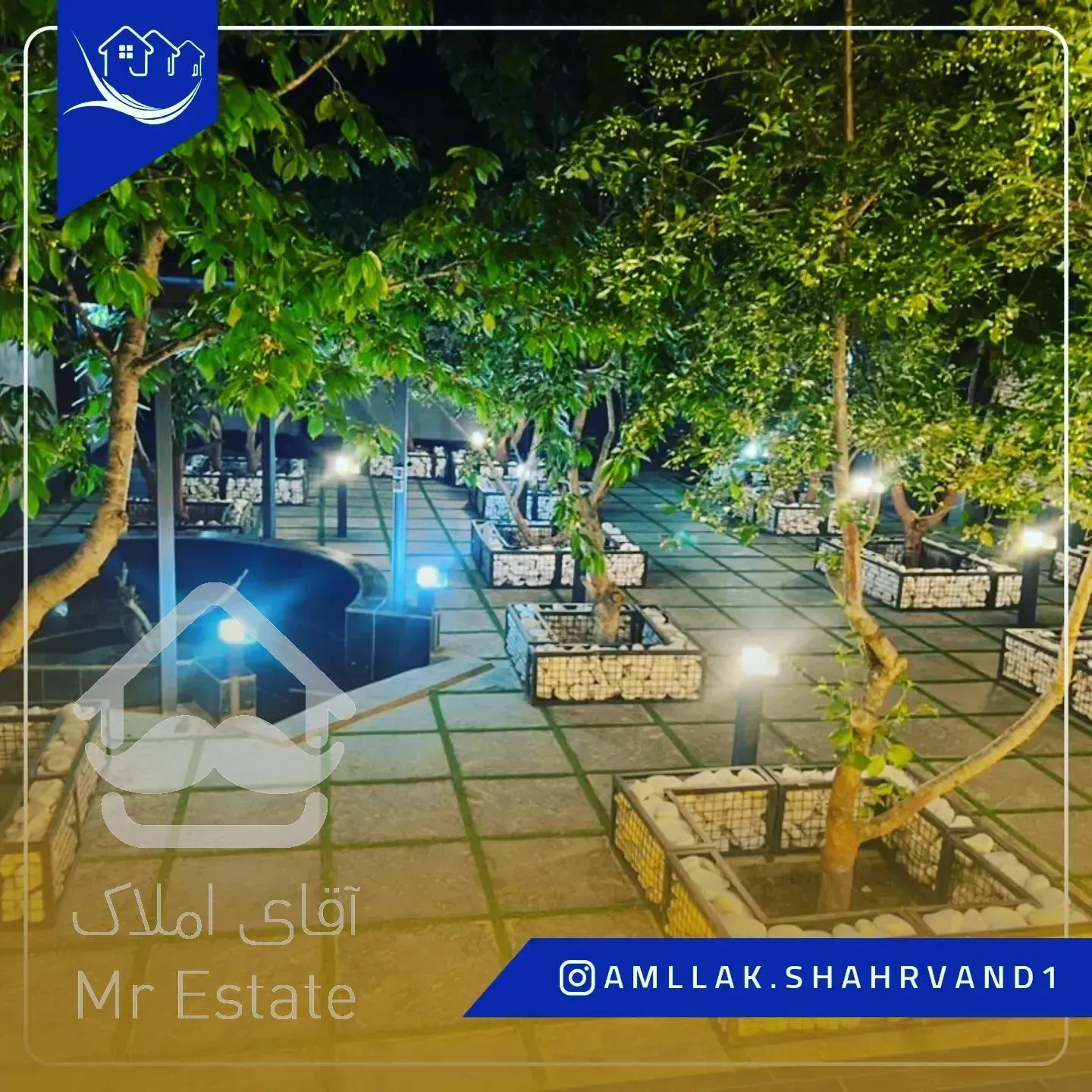 باغ ویلا فلت در روستا آیینه ورزان دماوند با انشعابات