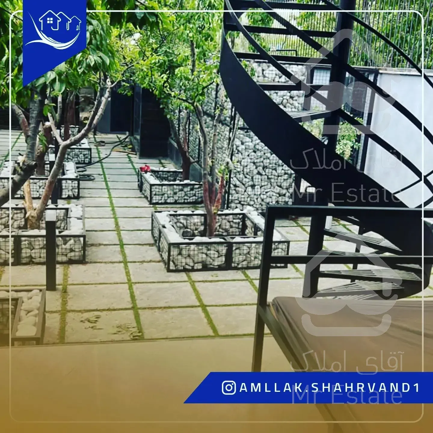 باغ ویلا فلت در روستا آیینه ورزان دماوند با انشعابات