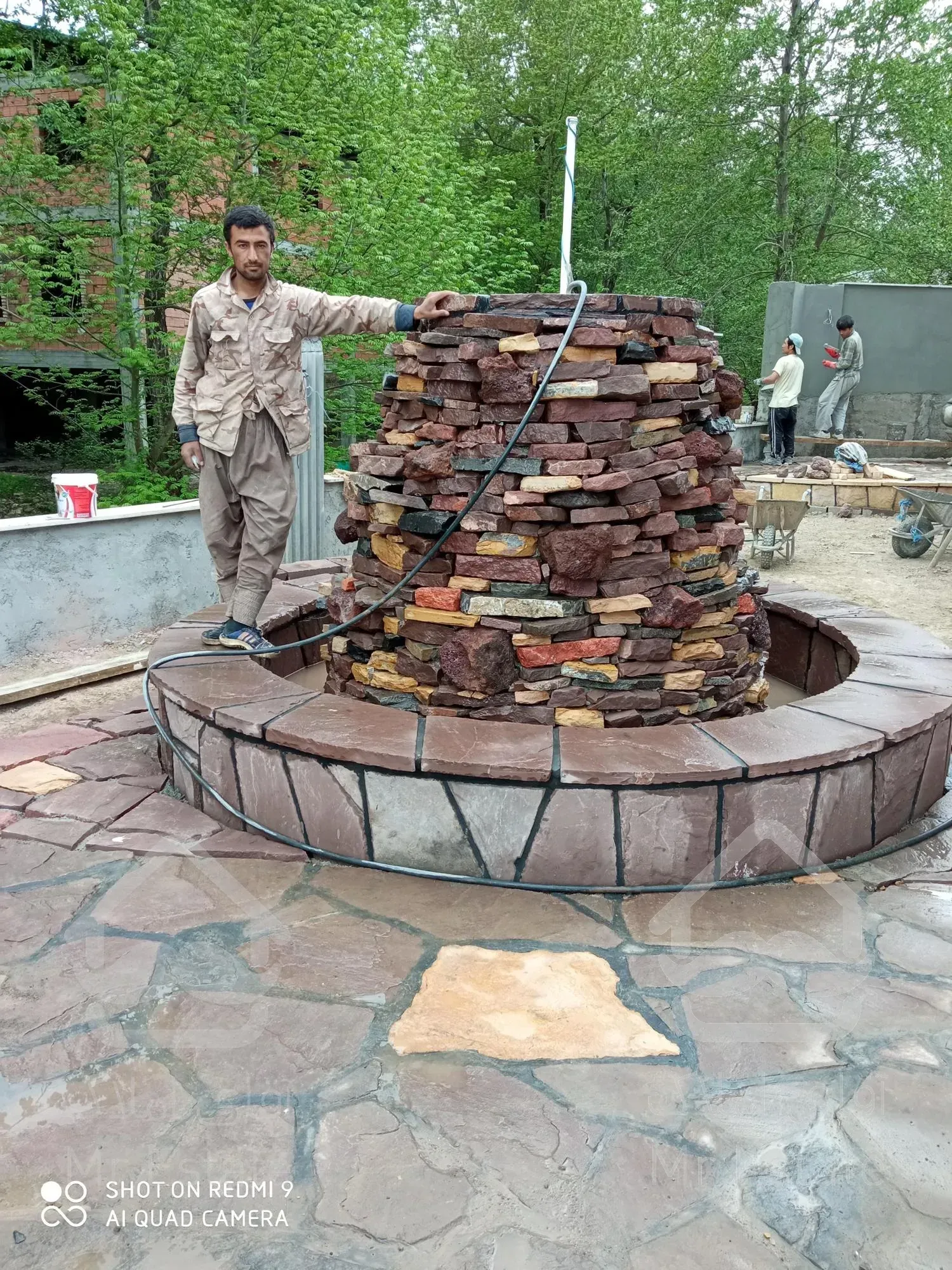 اجرای سنگ لاشه