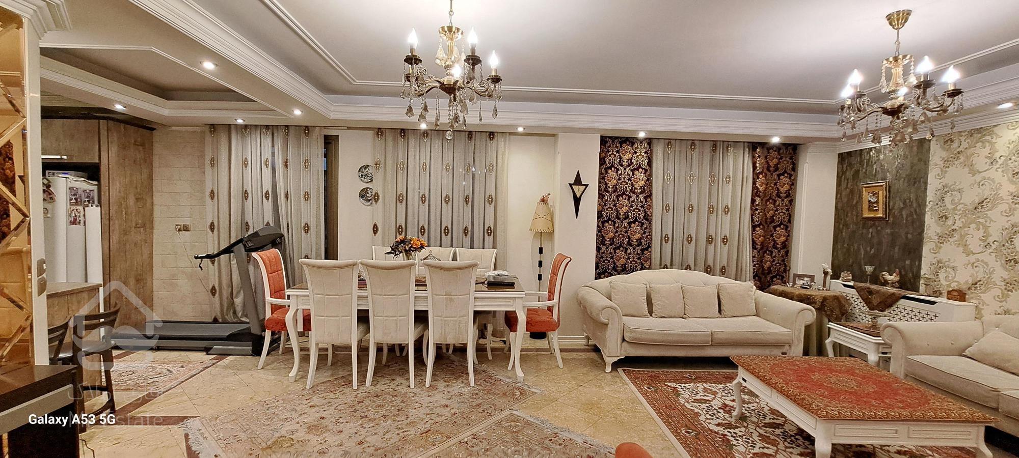 فروش آپارتمان مسکونی شمال ظفر 115متر ۳خواب دنج و مشجر غرق نور و پنجره