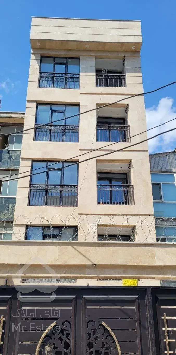 ۴ طبقه تک واحدی ۸۱ متری (یکجا) بر اصلی