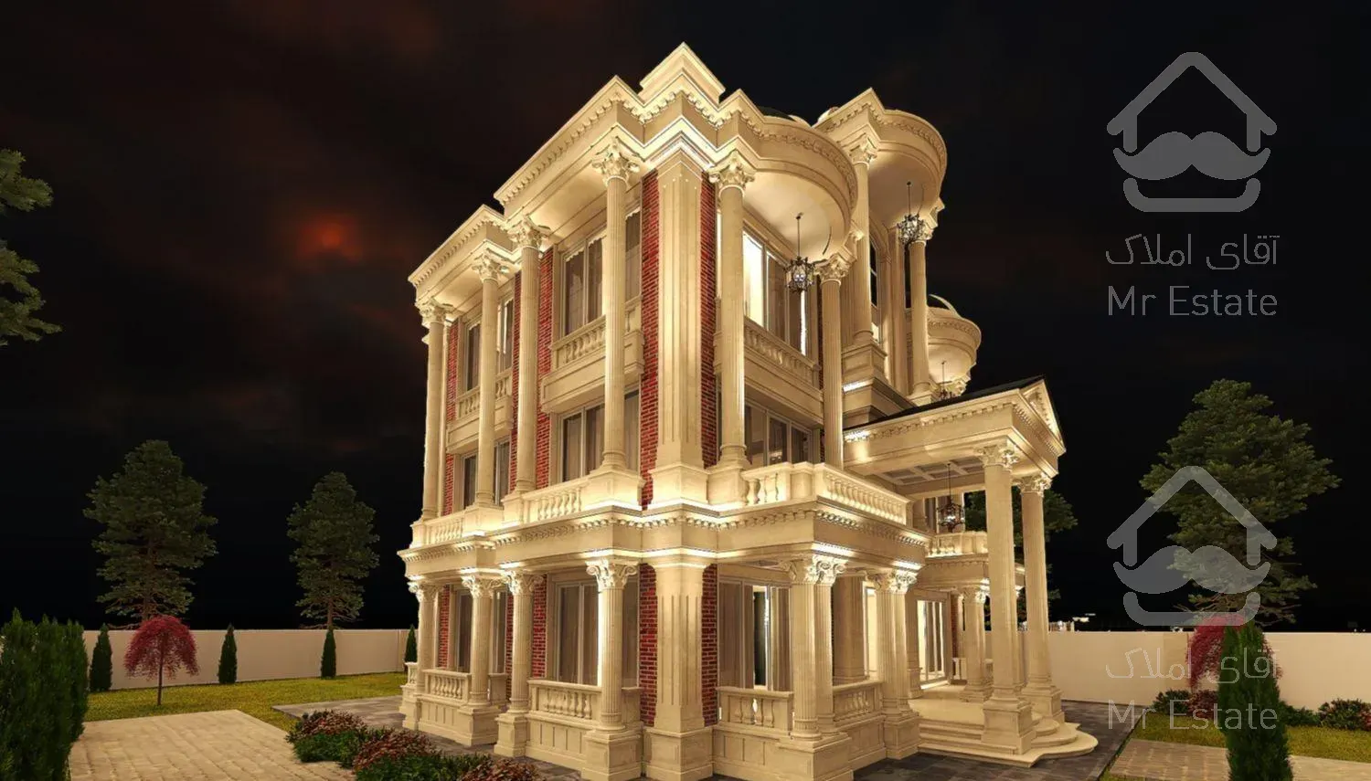 طراحی نمای  ساختمان و طراحی ویلا و داخلی