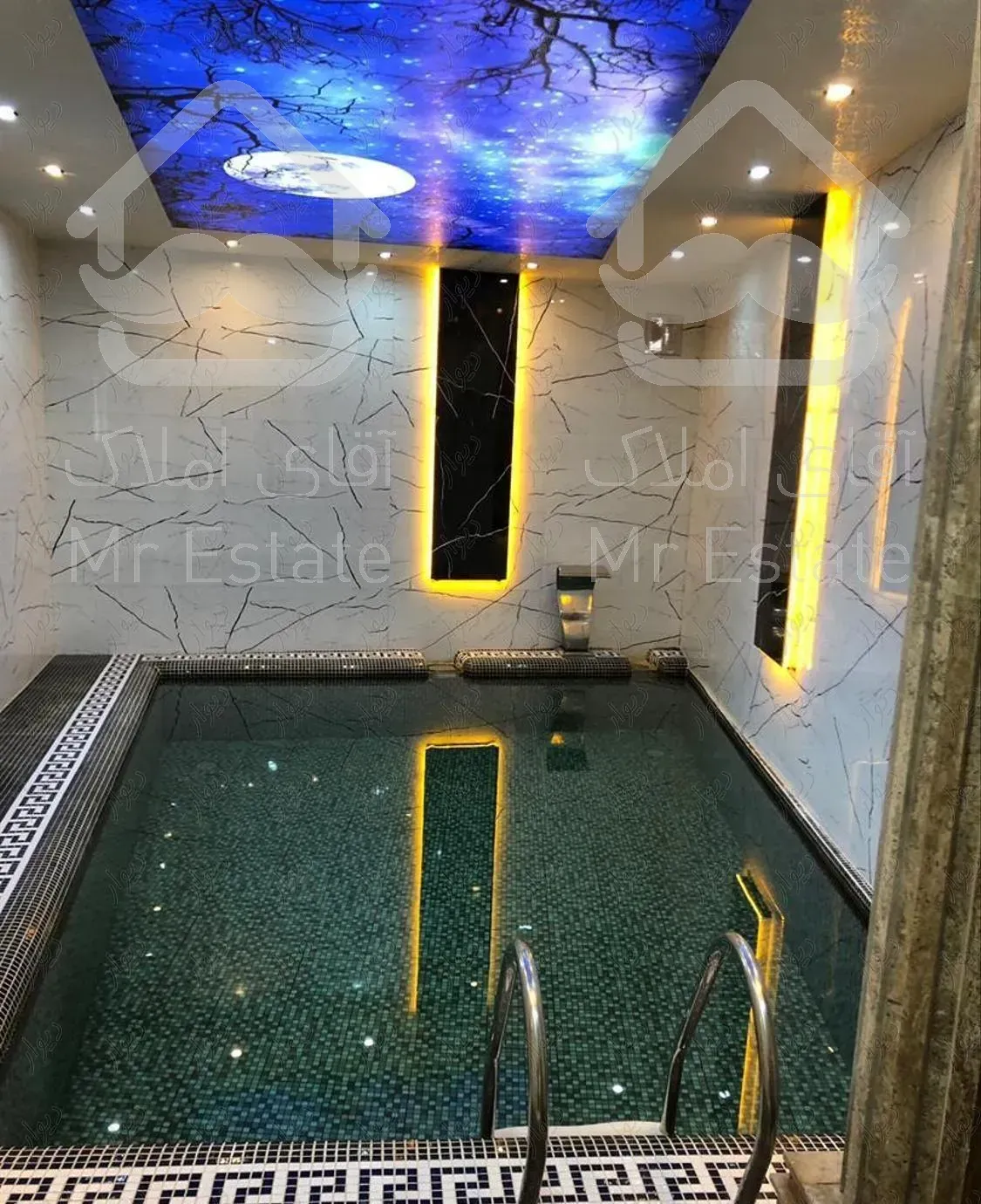 ویلا استخردار ابگرم ساحلی با تصویه ۲۴ ساعته