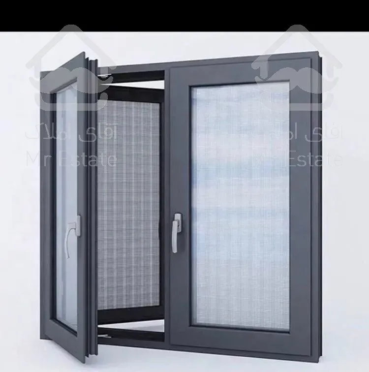 درب و پنجره دوجداره upvc شیشه دوجداره توری پلیسه
