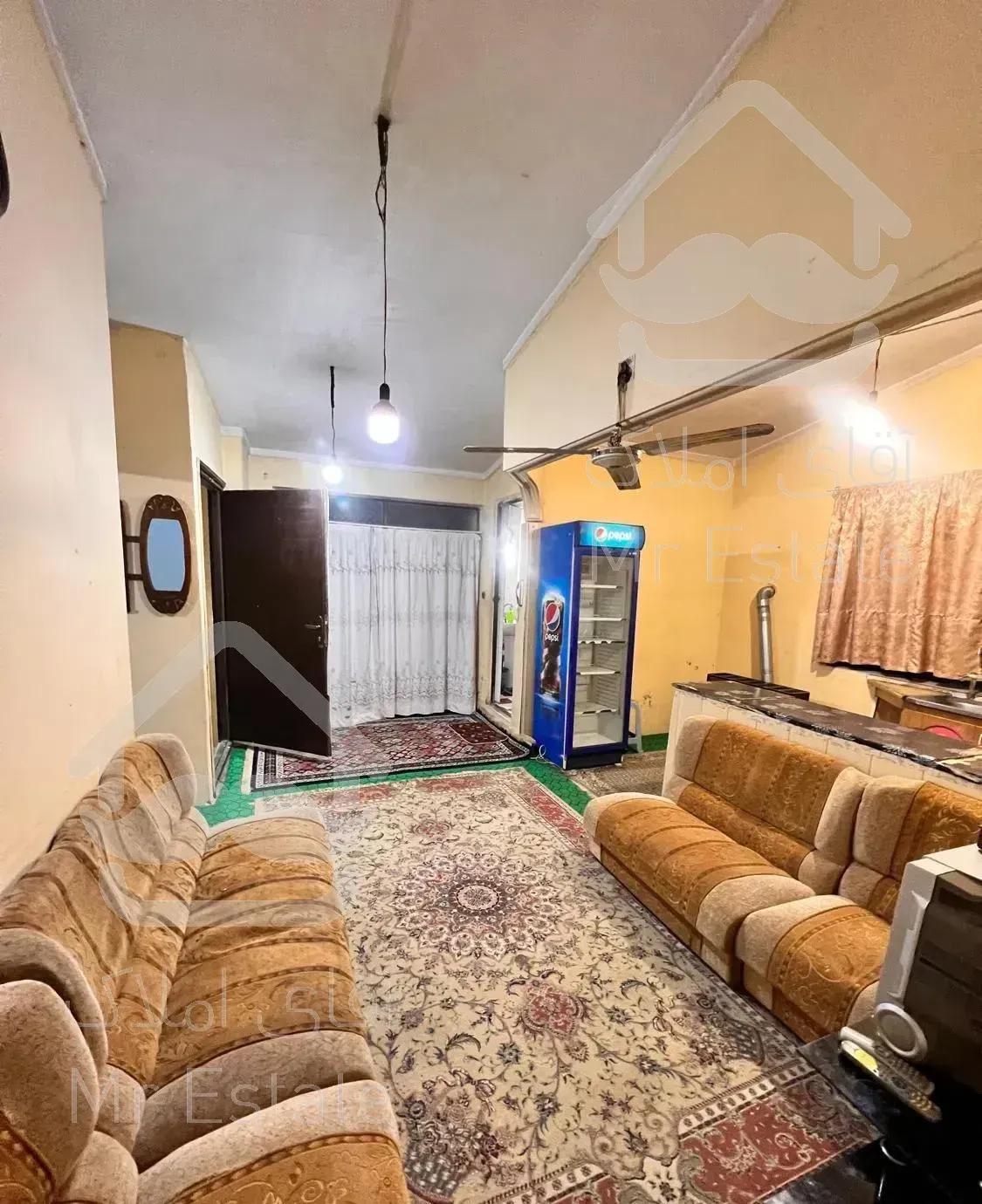 اجاره سوییت دوخوابه کولردار. نور.   کد ۱