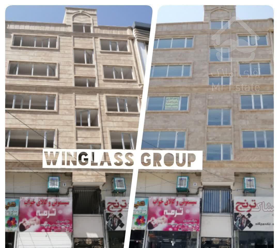 درب و پنجره دوجداره upvc کرکره برقی شیشه سکوریت