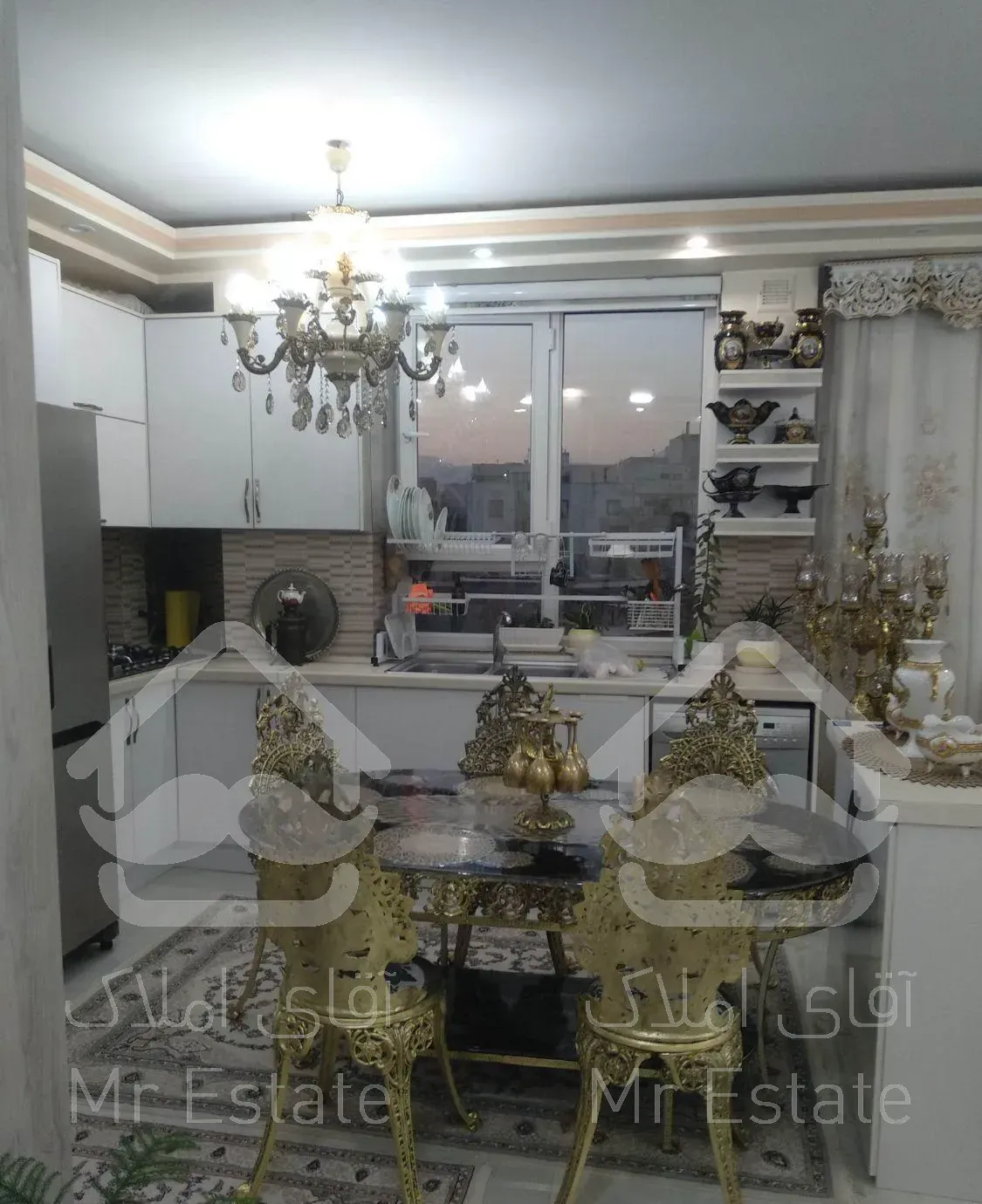 ۸۸متر/۲خواب/سالن پرده خور