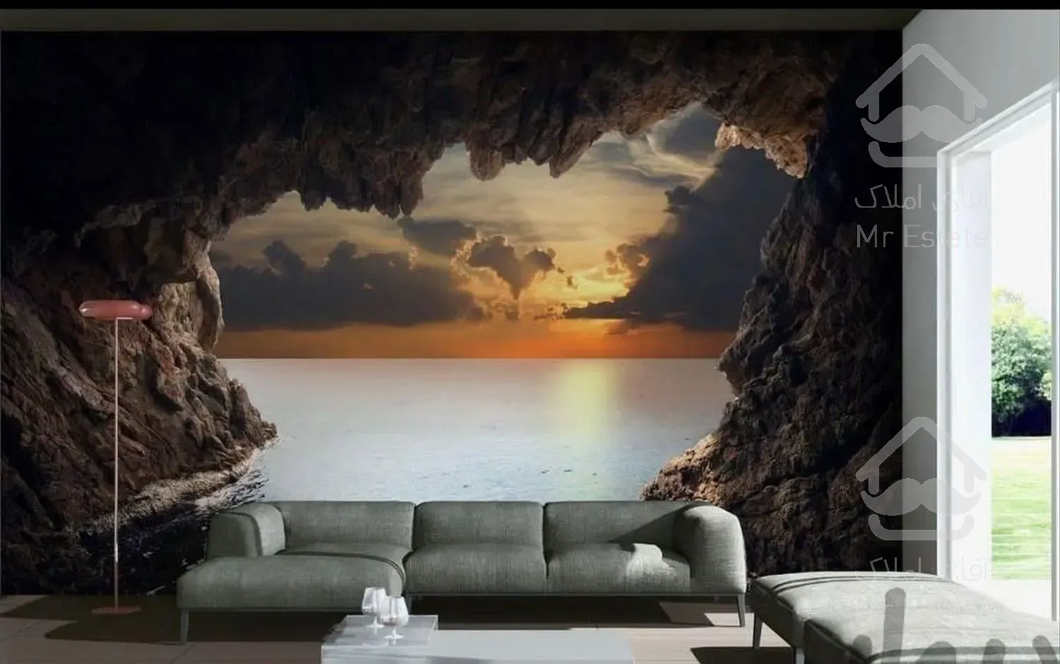 تولید و پخش پوستر سه بعدی/کاغذ دیواری/نصاب