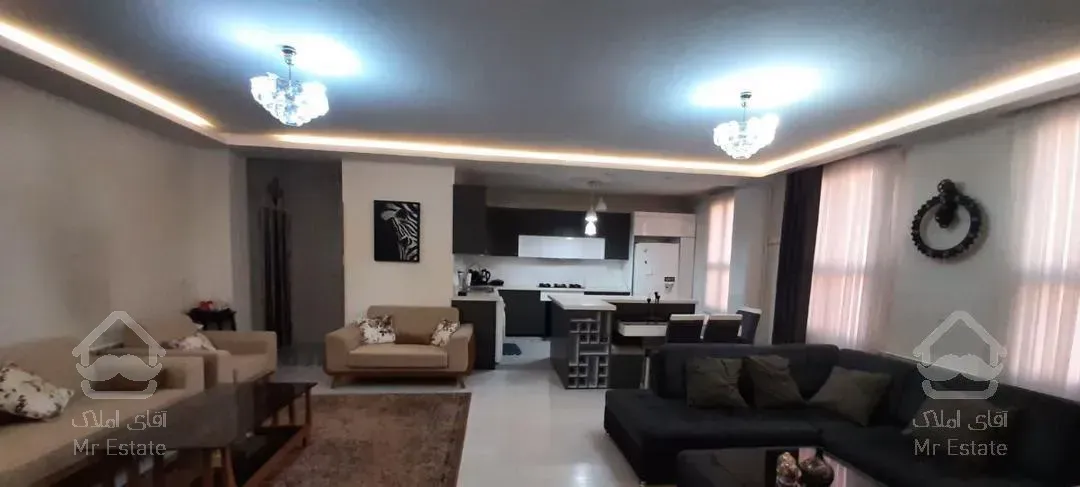 آپارتمان ۱۰۴ متری دوخوابه، خوش نقشه و رو به آفتاب