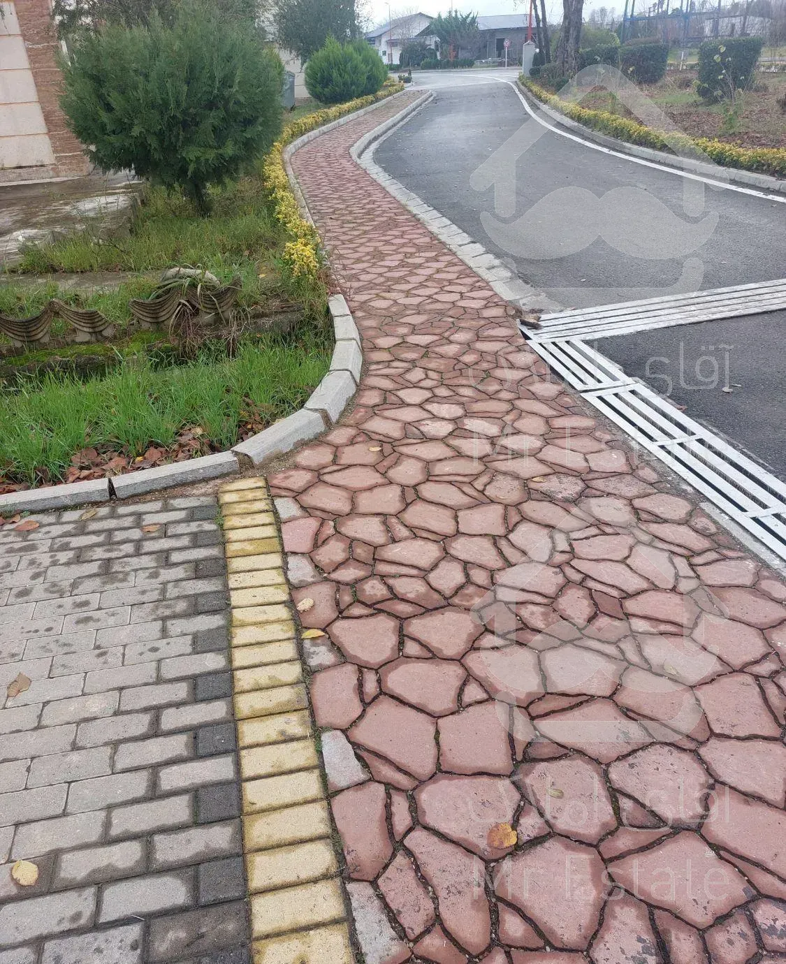 سنگفرش و جدول کاری و بتن ریزی