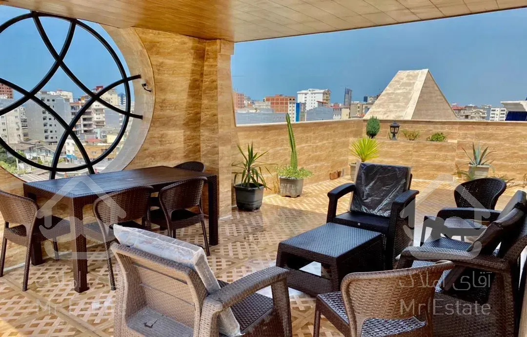 ۱۲۵متری*خوش پلن*روف گاردن مبله*تزدیک دریا