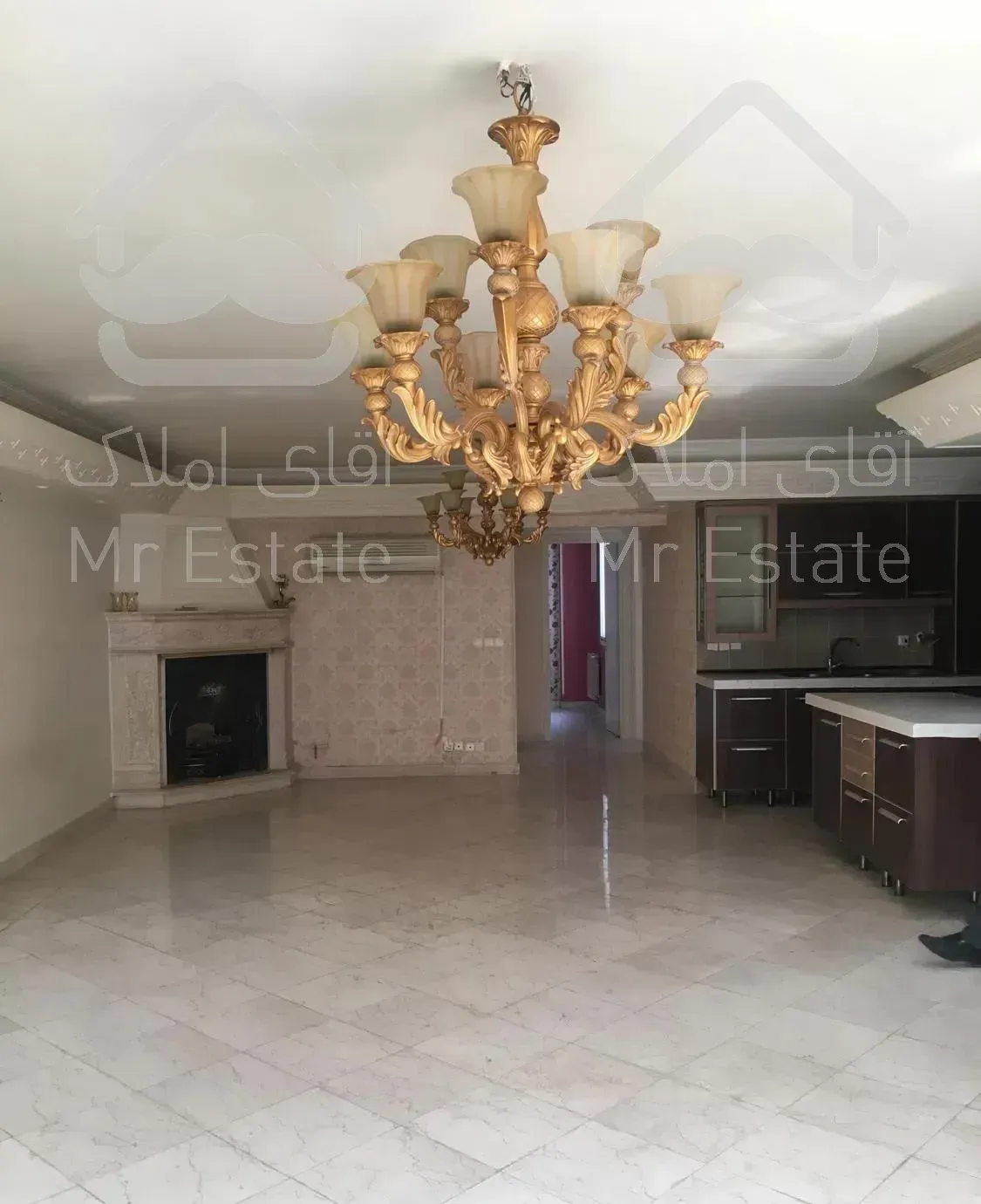 ۱۲۳ متر / تک واحدی / فول خوش نقشه / سالن پرده خور