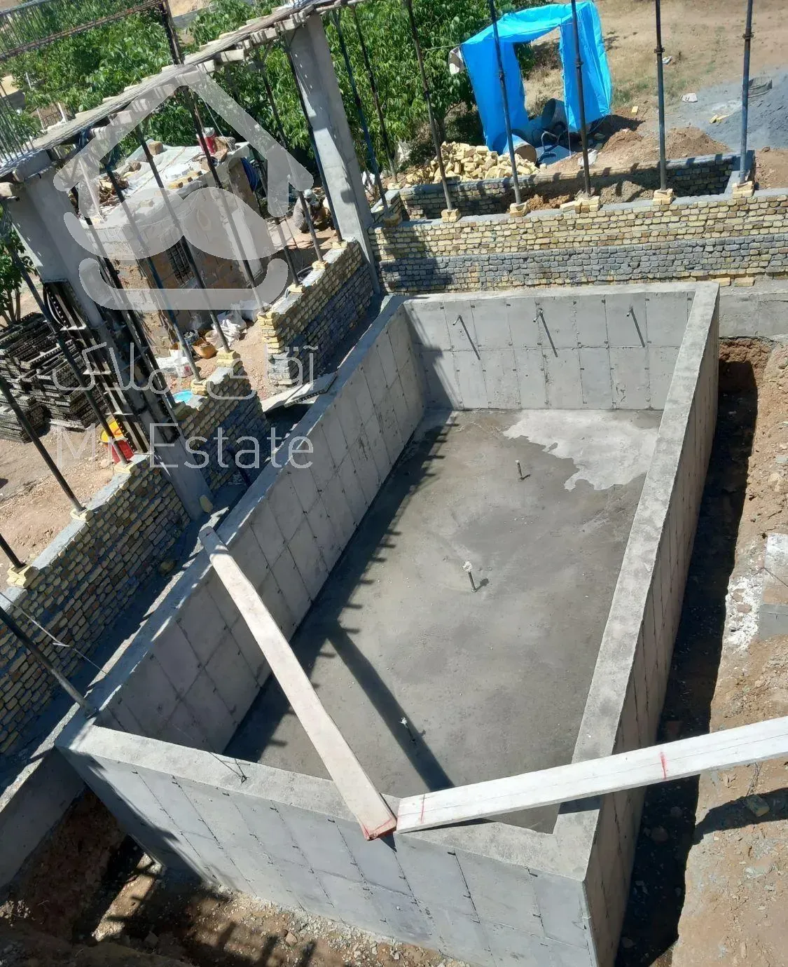 آرماتور بندی واجرای استخر واجرای فنداسیون