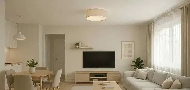 خرید آپارتمان دو خوابه/نقشه دلباز و استاندارد