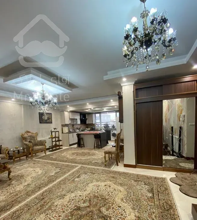 ۹۴متر/دوخوابه/خوش نقشه/دوکله نور