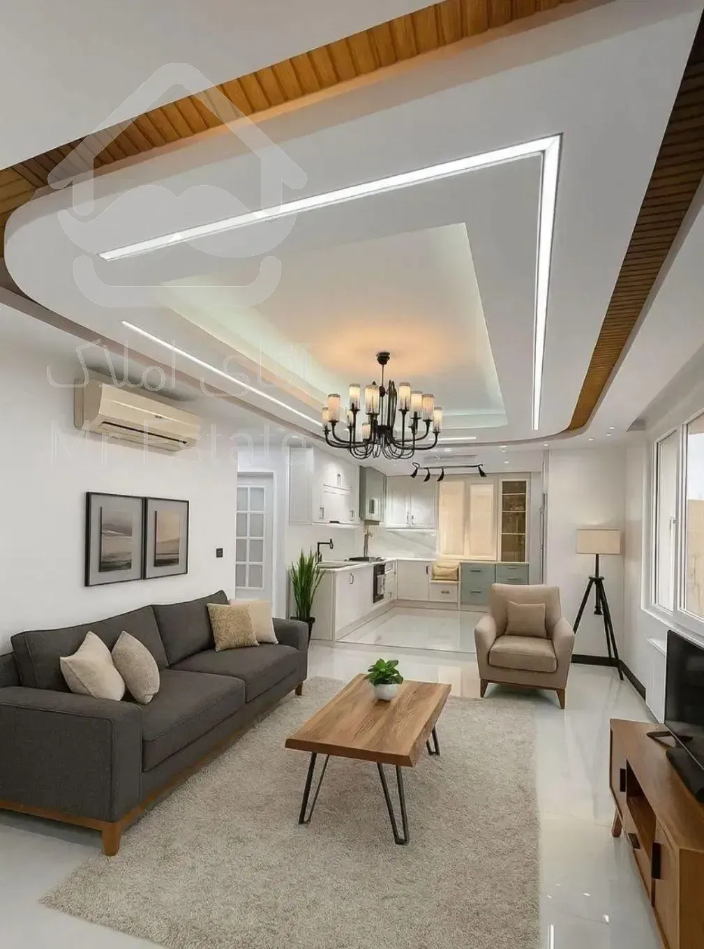 ۶۵متر/شهرک/خوش نقشه/مینیمال