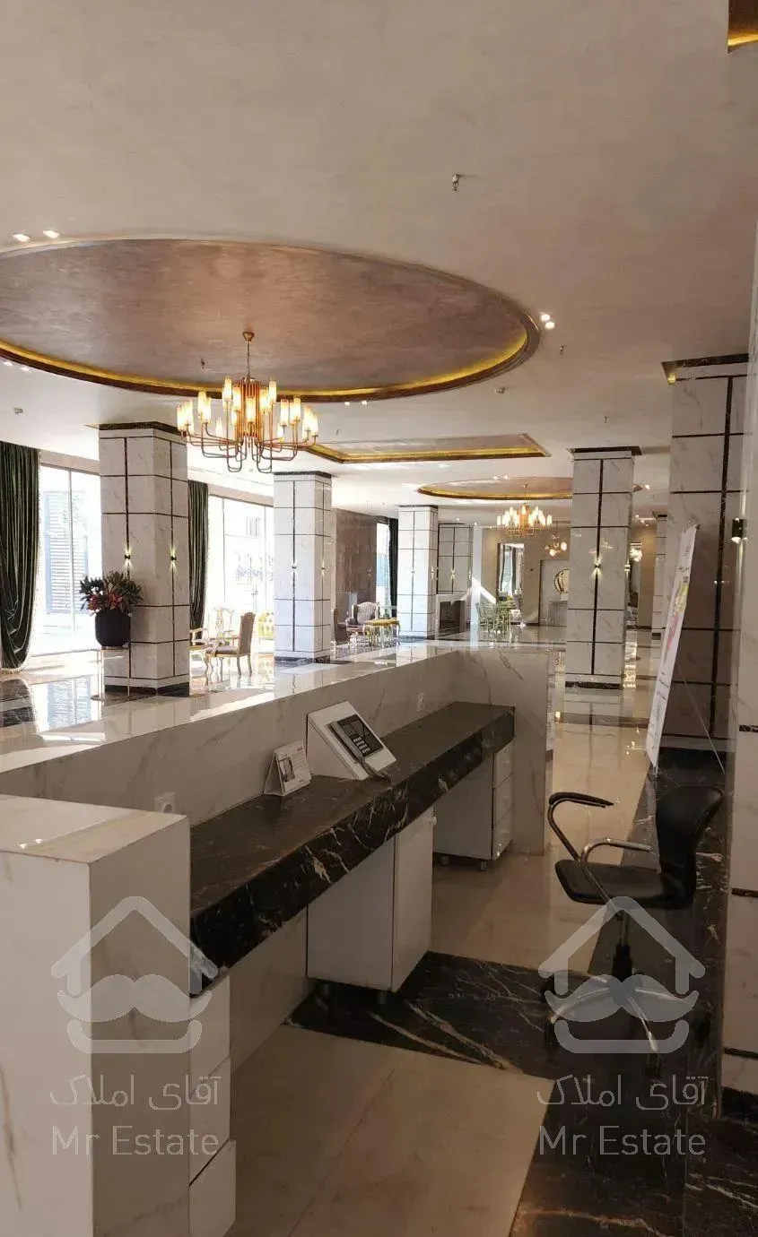 ۹۵ متر / دوخواب/ سالن پرده خور قدی/ فول مشاعات