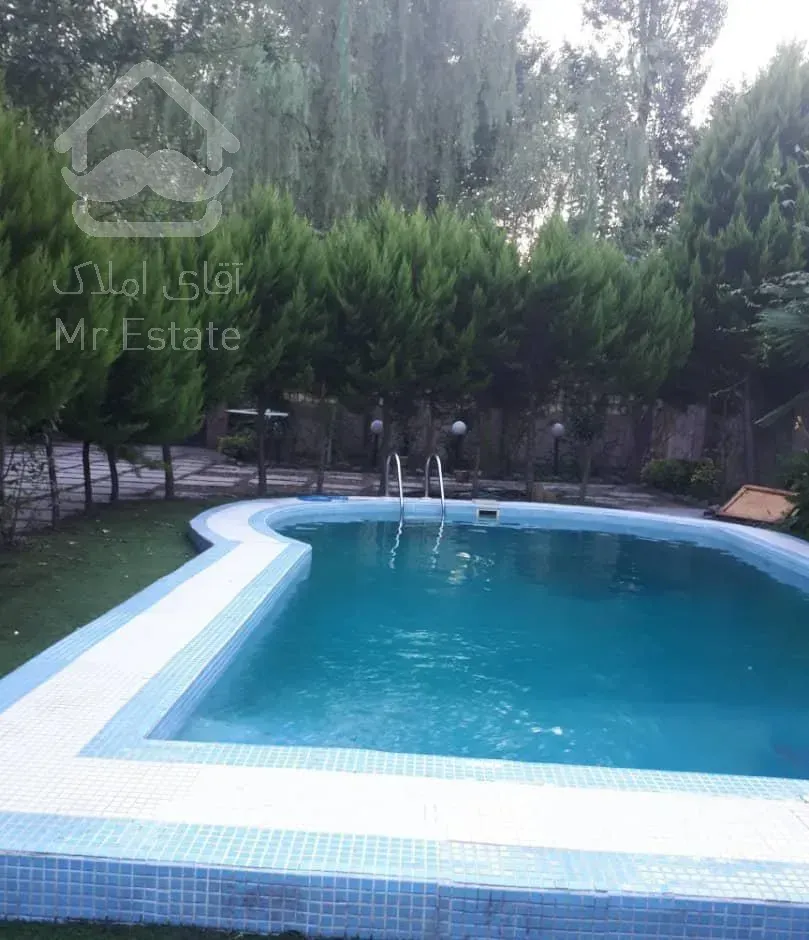(فروش باغ ویلا استخر دار نزدیک رودخانه)