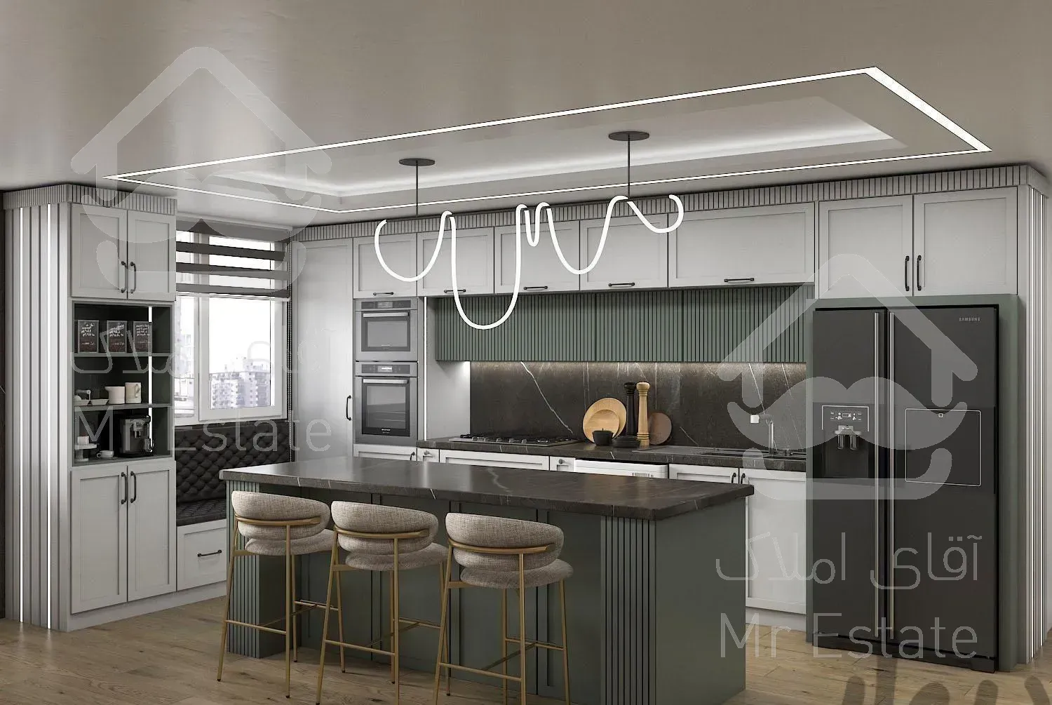 طراحی کابینت و دکوراسیون داخلی