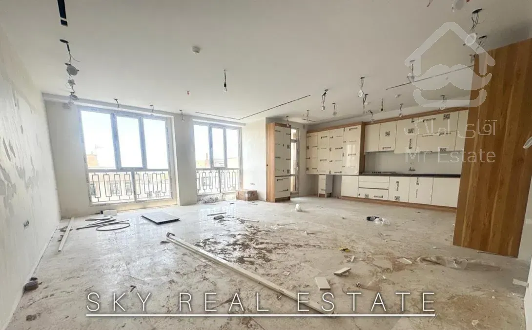 ۱۱۰ متر ۲ خواب نوساز ** سالن پرده خور **