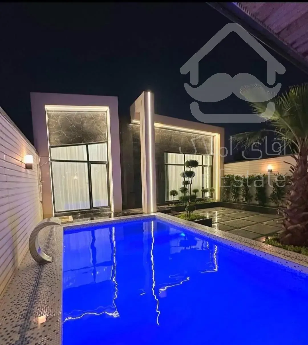 همکف مدرن ۲۸۰متری استخردارمبله/۳خواب مستر