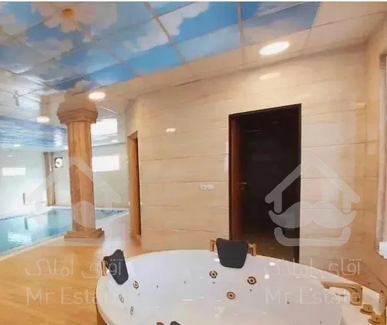 عمارت مبله استخر سونا (٦٠٠مترى ) قابل معاوضه خودرو