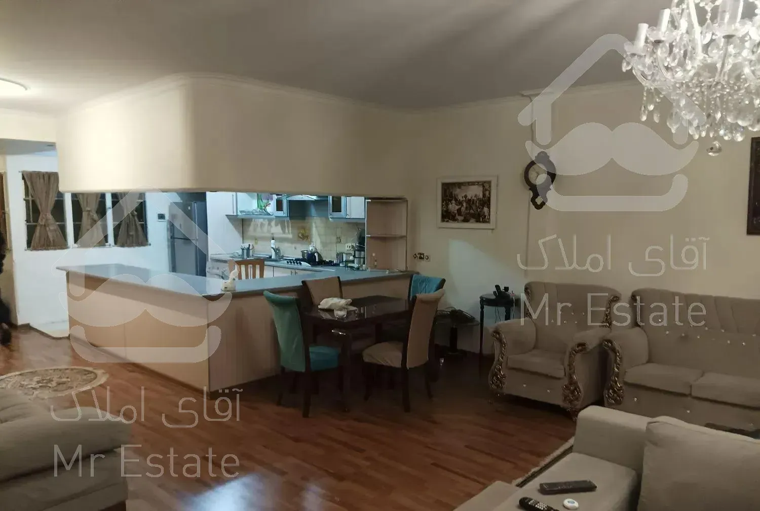 120 متر، 2 خواب، ونک