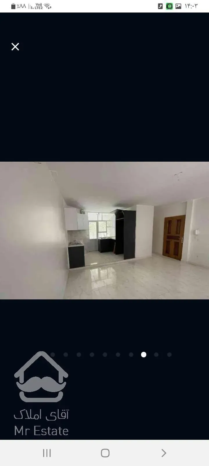 آپارتمان ۵۶ متری تکخواب طبقه اول