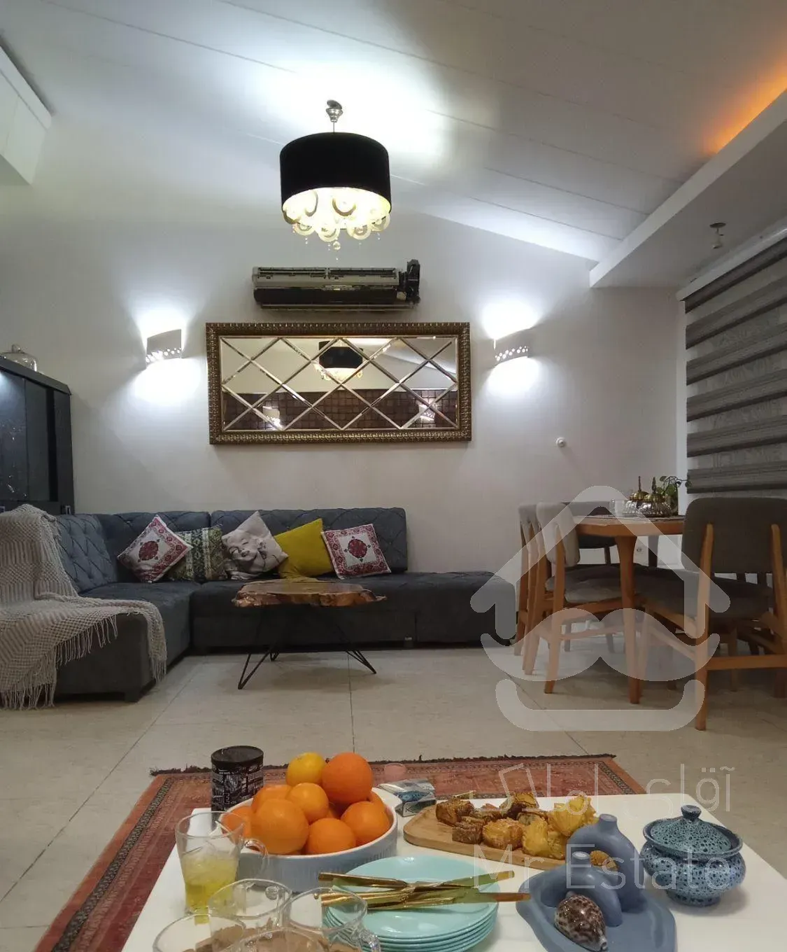 فروش آپارتمان ۸۶ متری ۲ خوابه طبقه ۱ صدف بازسازی