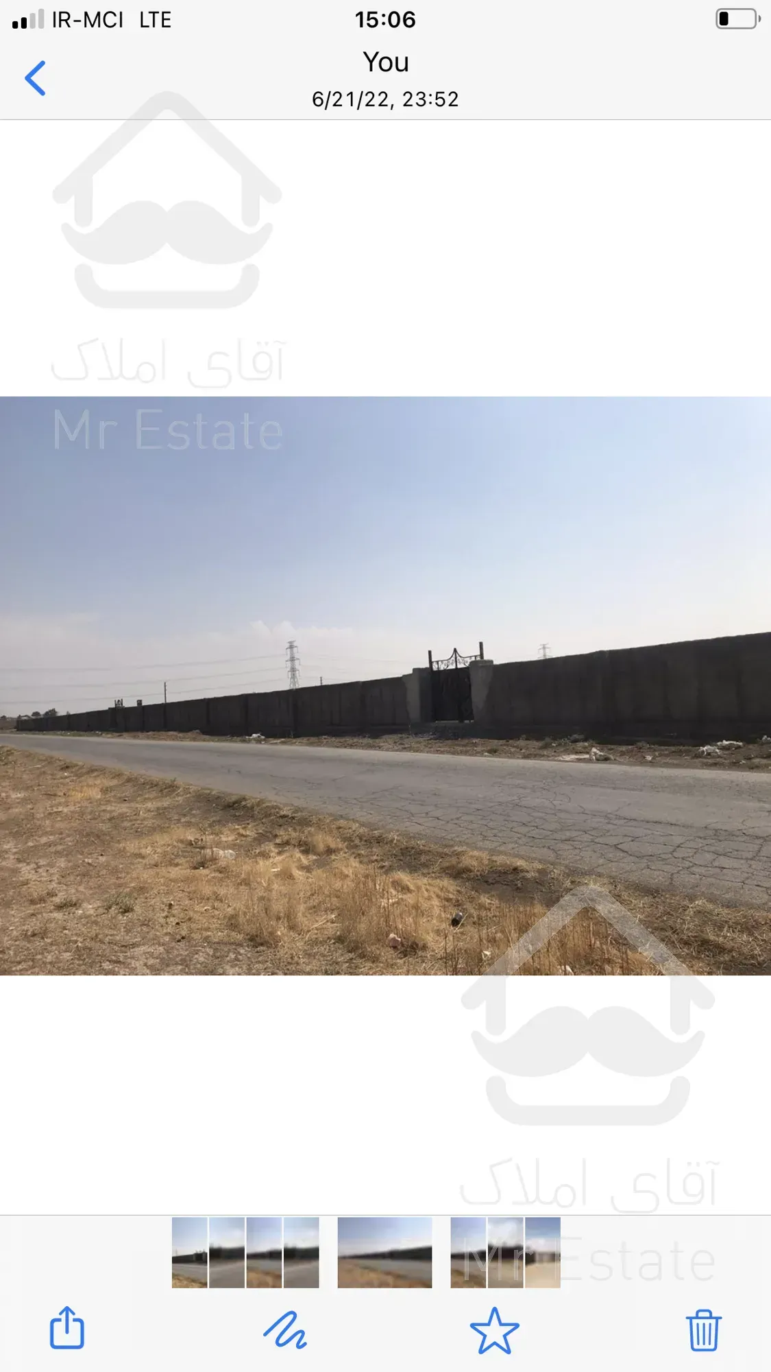 فروش ٥٣٠٠٠ هزارمترمربع زمين چهارديواري