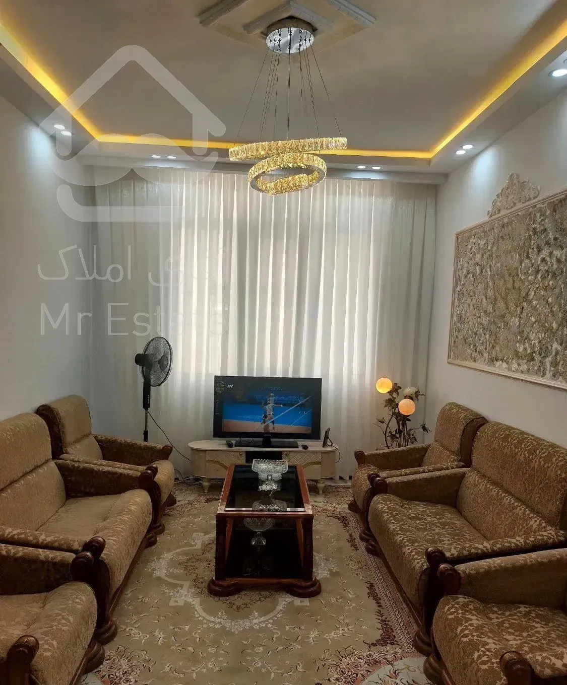 آپارتمان دو خوابه استثنایی نزدیک حرم - مبله کامل