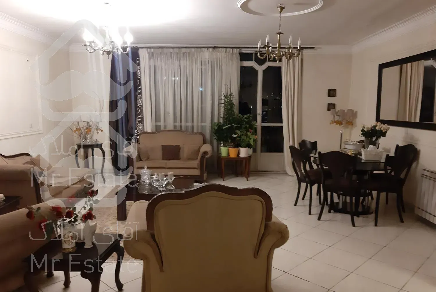 آپارنمان ۱۶۰ متر با تراس بزرگ با منظر