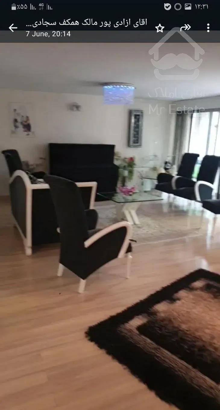 اجاره آپارتمان ۱۷۰ متری ۲ خوابه همکف در فرح آباد
